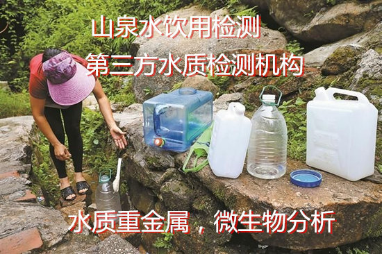 广州番禺地下井水化验 生活饮用水检测中心