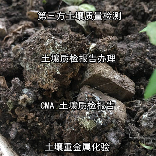 中山小榄土壤元素分析 重金属化验出具CMA报告