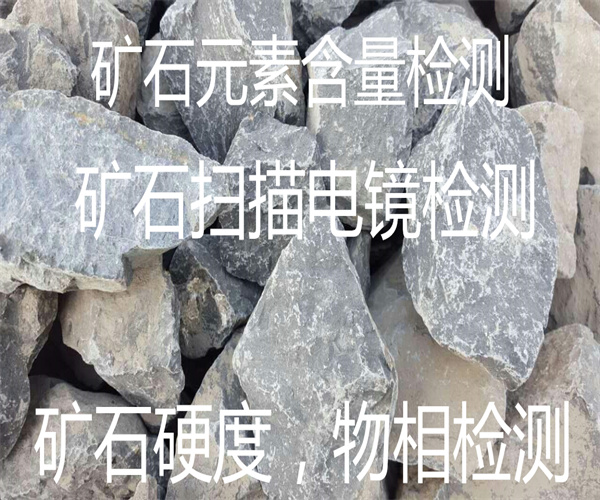 矿石扫描电镜测试 矿石物相结构分析