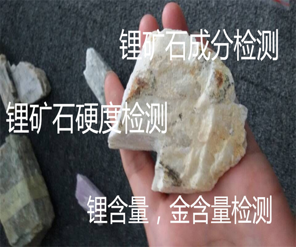 广东省锂矿石检测中心 锂含量检测方法